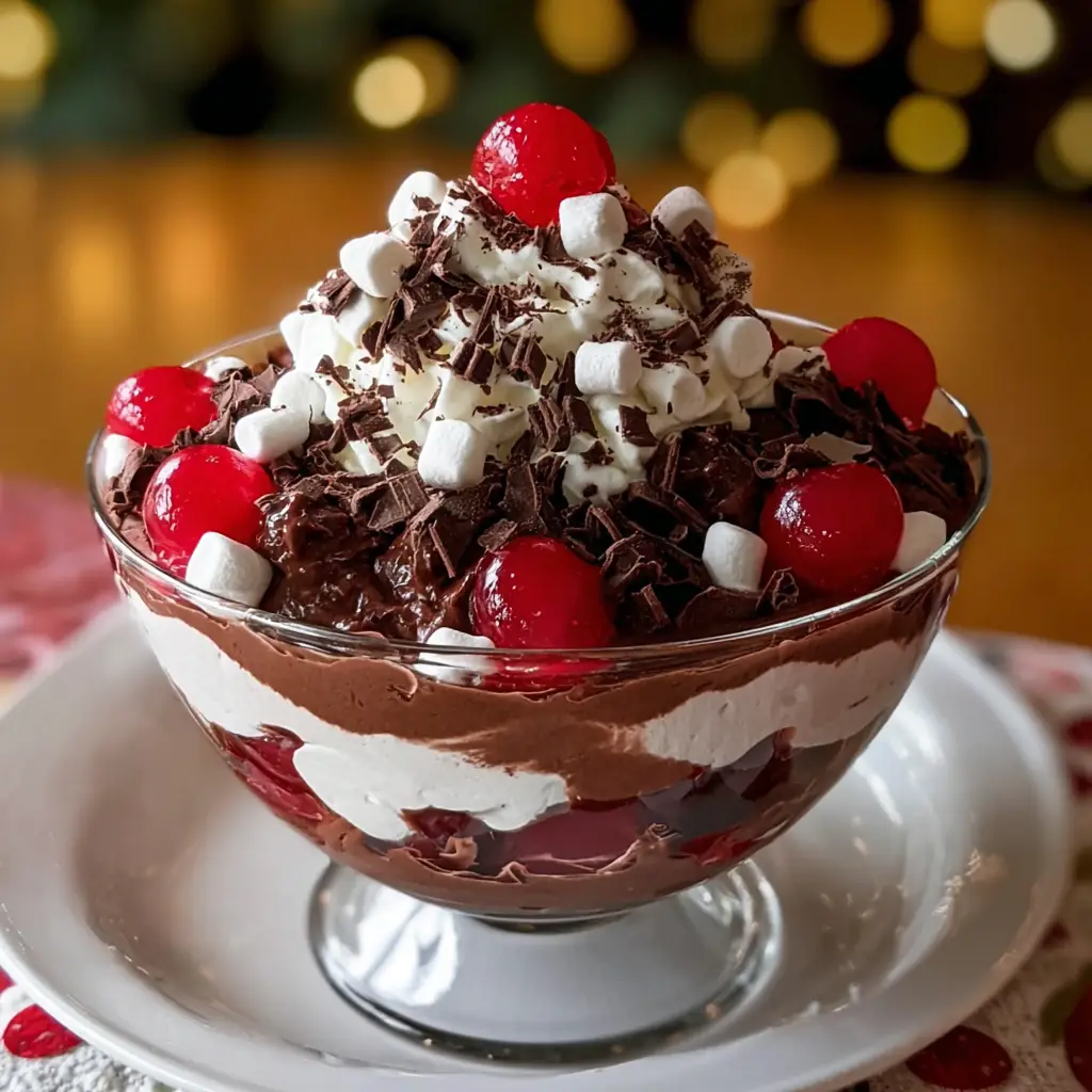 Christmas Black Forest Fluff: A Festive Delight to Savor!