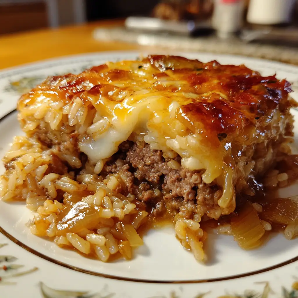 French Onion Beef Rice Casserole: The Cozy Dinner You Deserve