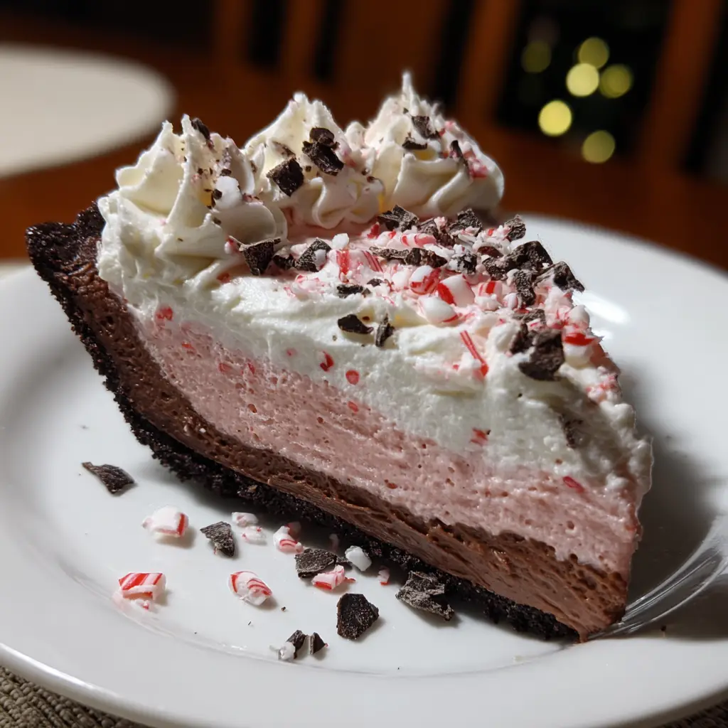 No-Bake Candy Cane Pie: The Perfect Holiday Dessert!