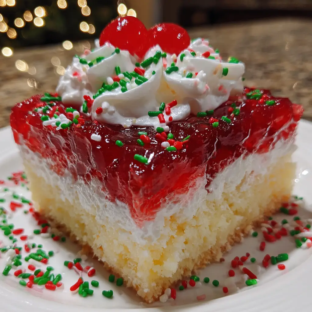Christmas Jello Poke Cake Cups: Delightful Holiday Treats!