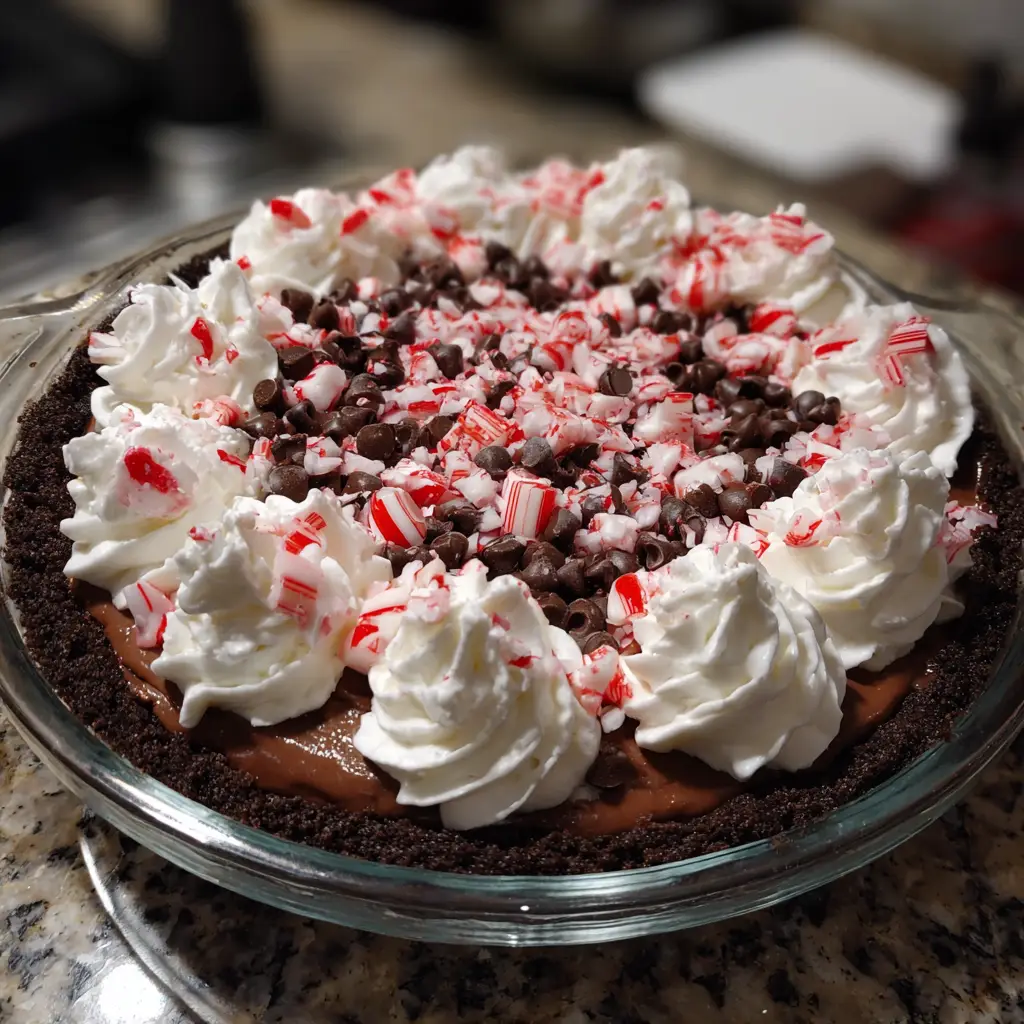 No-Bake Candy Cane Pie: A Festive Delight to Try!
