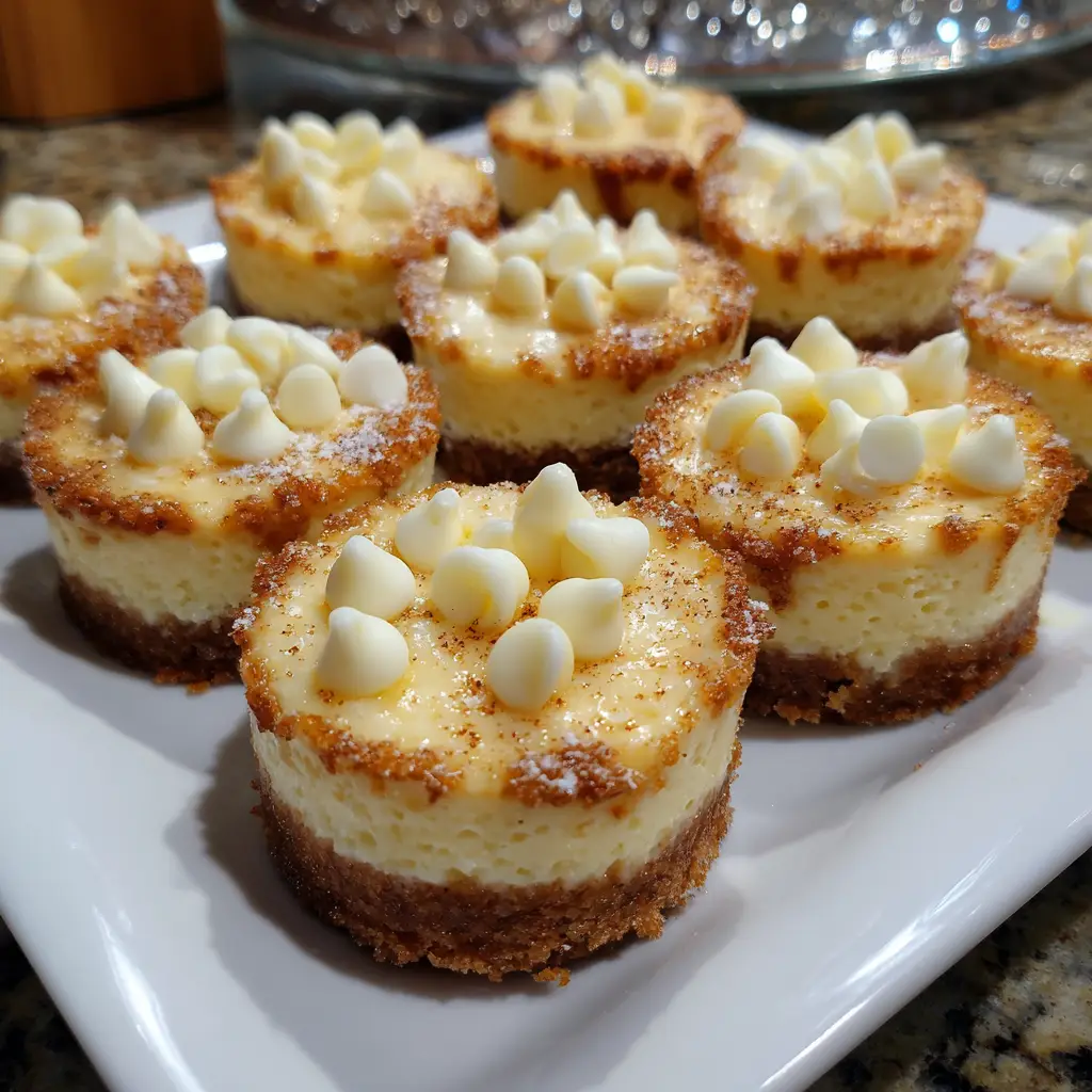 Mini Eggnog Cheesecake Bites: A Holiday Delight to Savor!