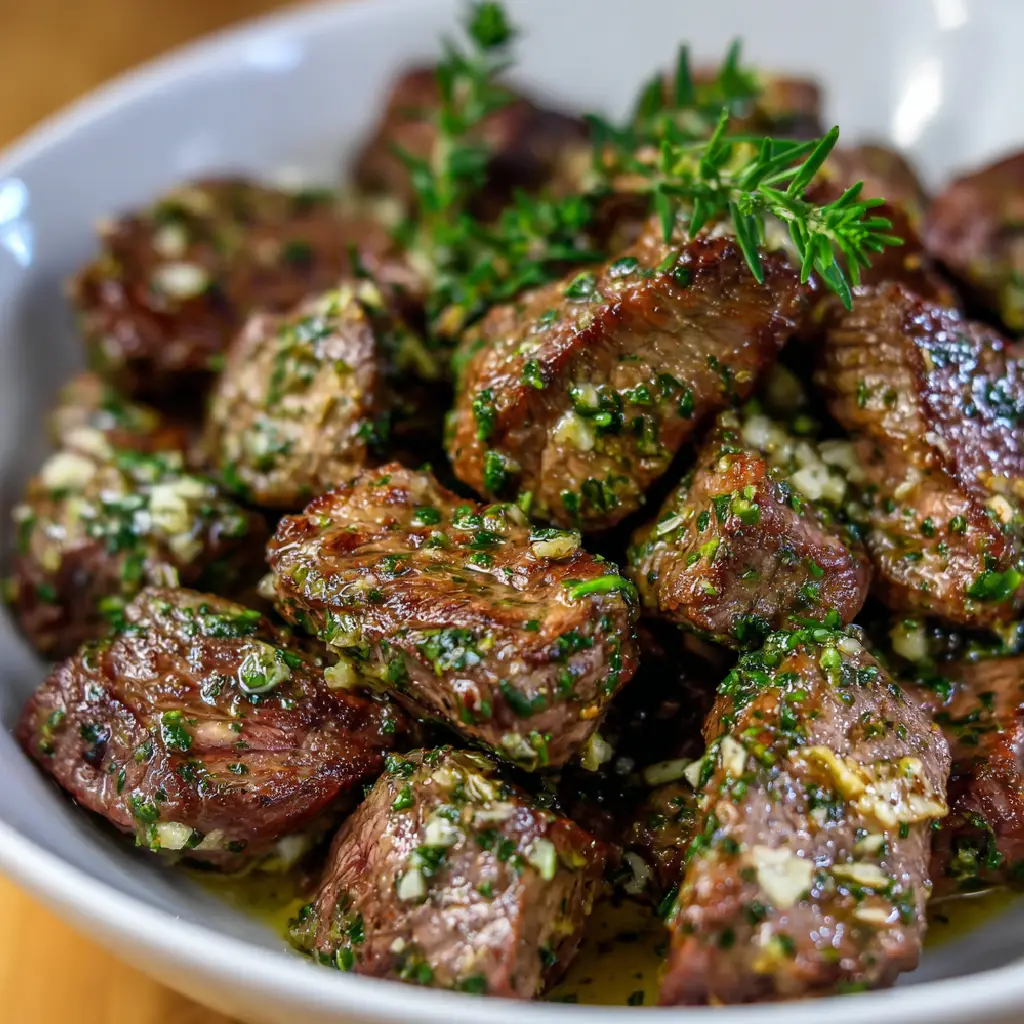 Skillet Garlic Herb Steak Bites: A Must-Try Recipe!