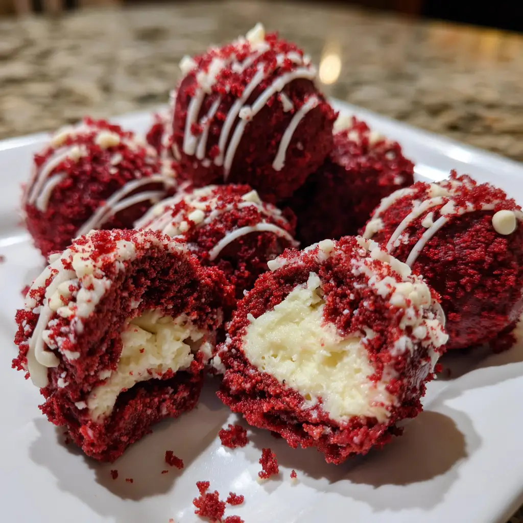 Mini Red Velvet Cheesecake Truffles: A Sweet Delight!