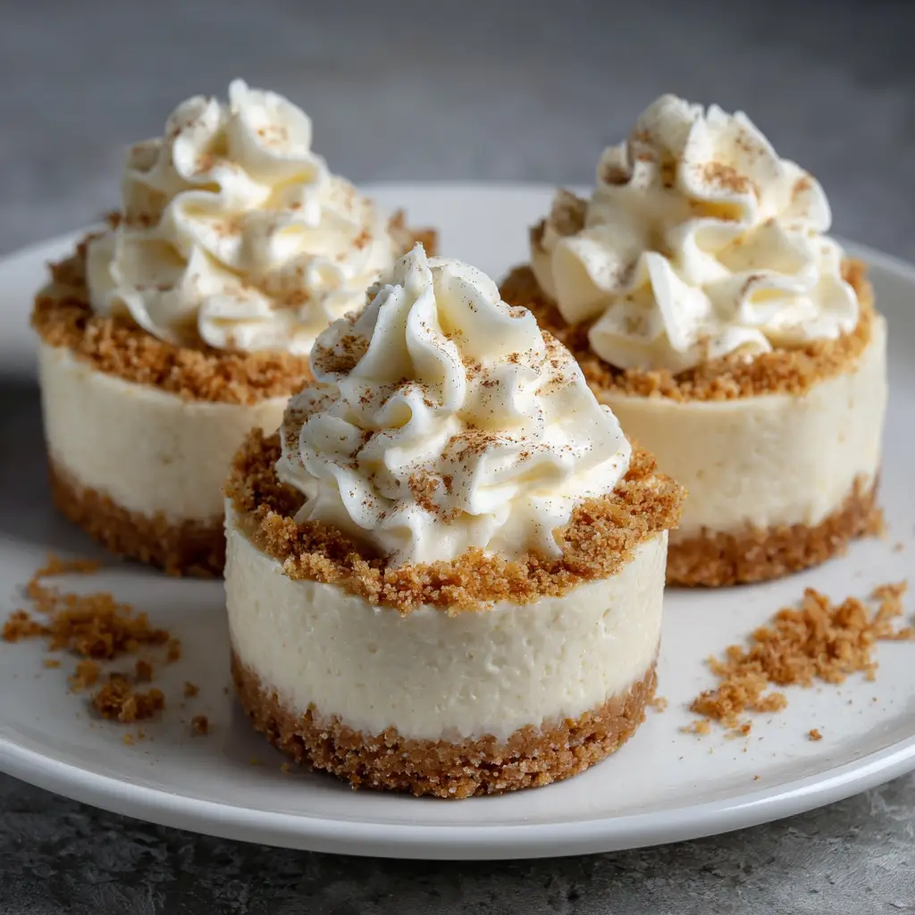 Mini Eggnog Mousse Cheesecakes That Delight in Every Bite!