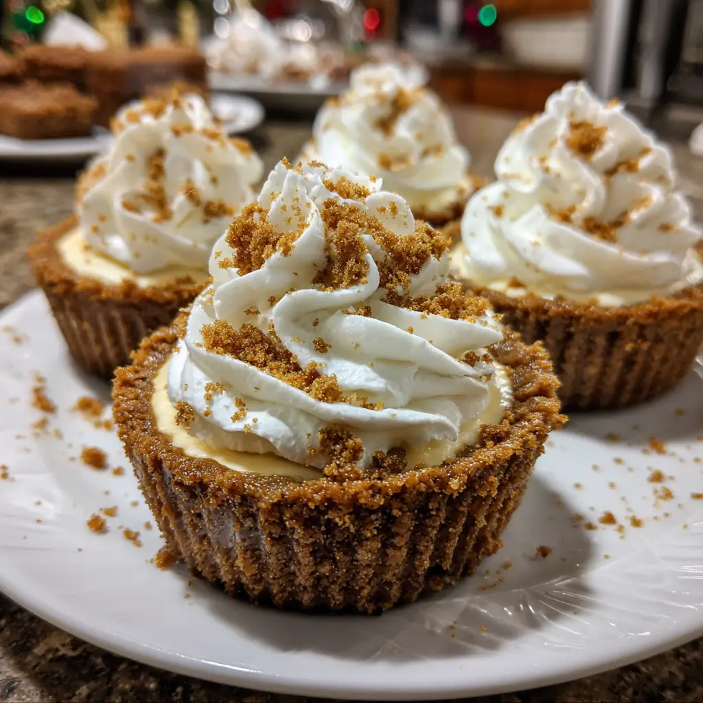 No-Bake Gingerbread Cheesecake Cups You Can’t Resist!