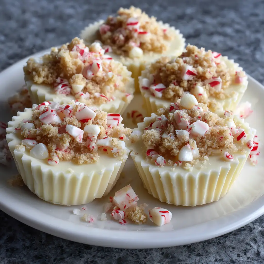 White Chocolate Peppermint Truffle Cups that Delight!