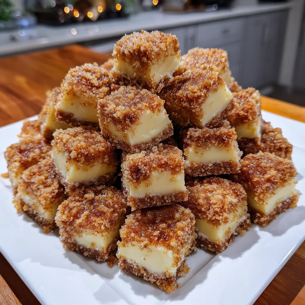 No-Bake Snickerdoodle Cheesecake Bites for Easy Indulgence!