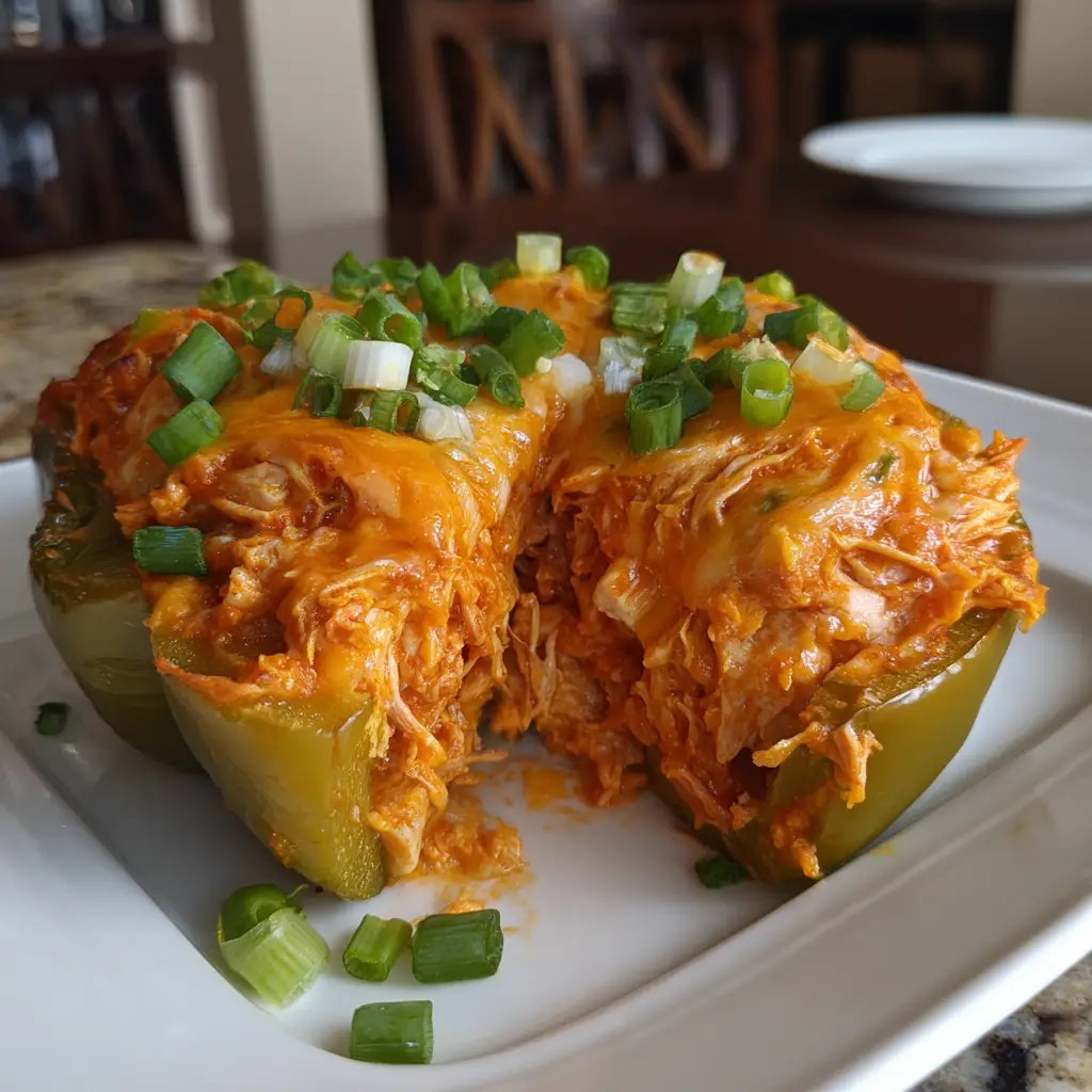 Buffalo Chicken Stuffed Peppers: The Cheesy Dinner You’ll Love!