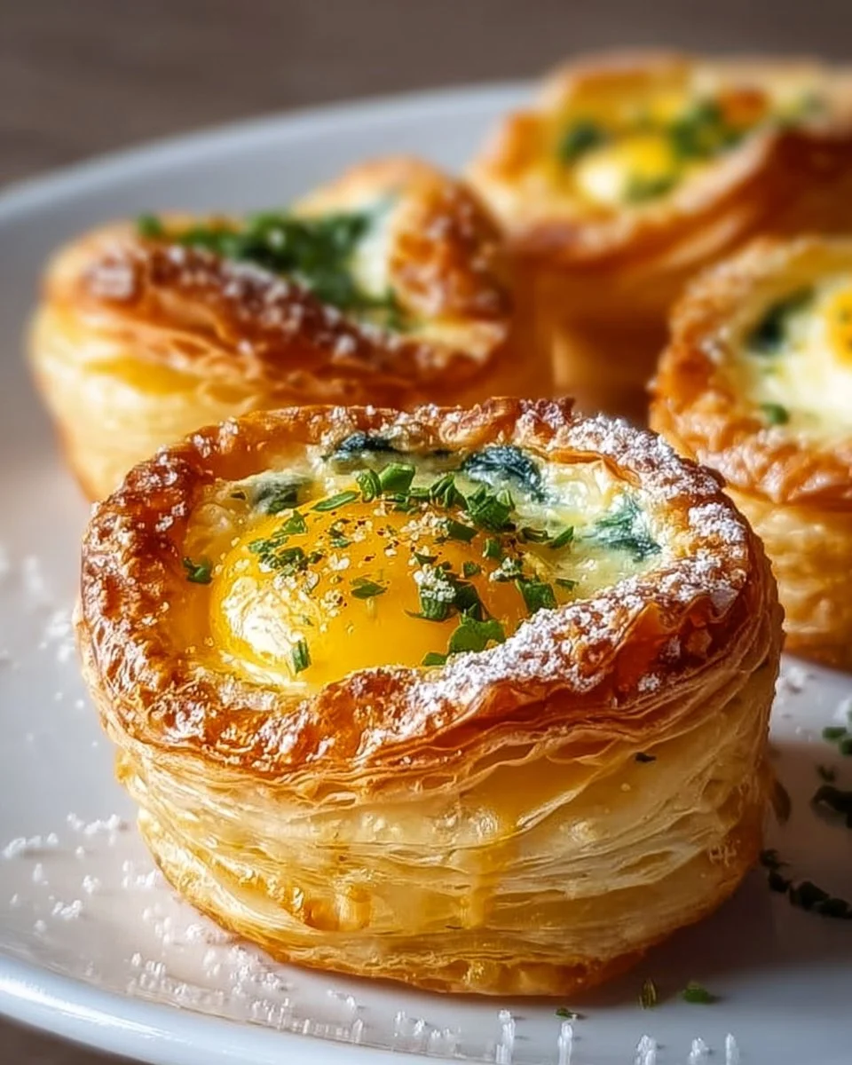 Baked Eggs Napoleon Pastry Recipe