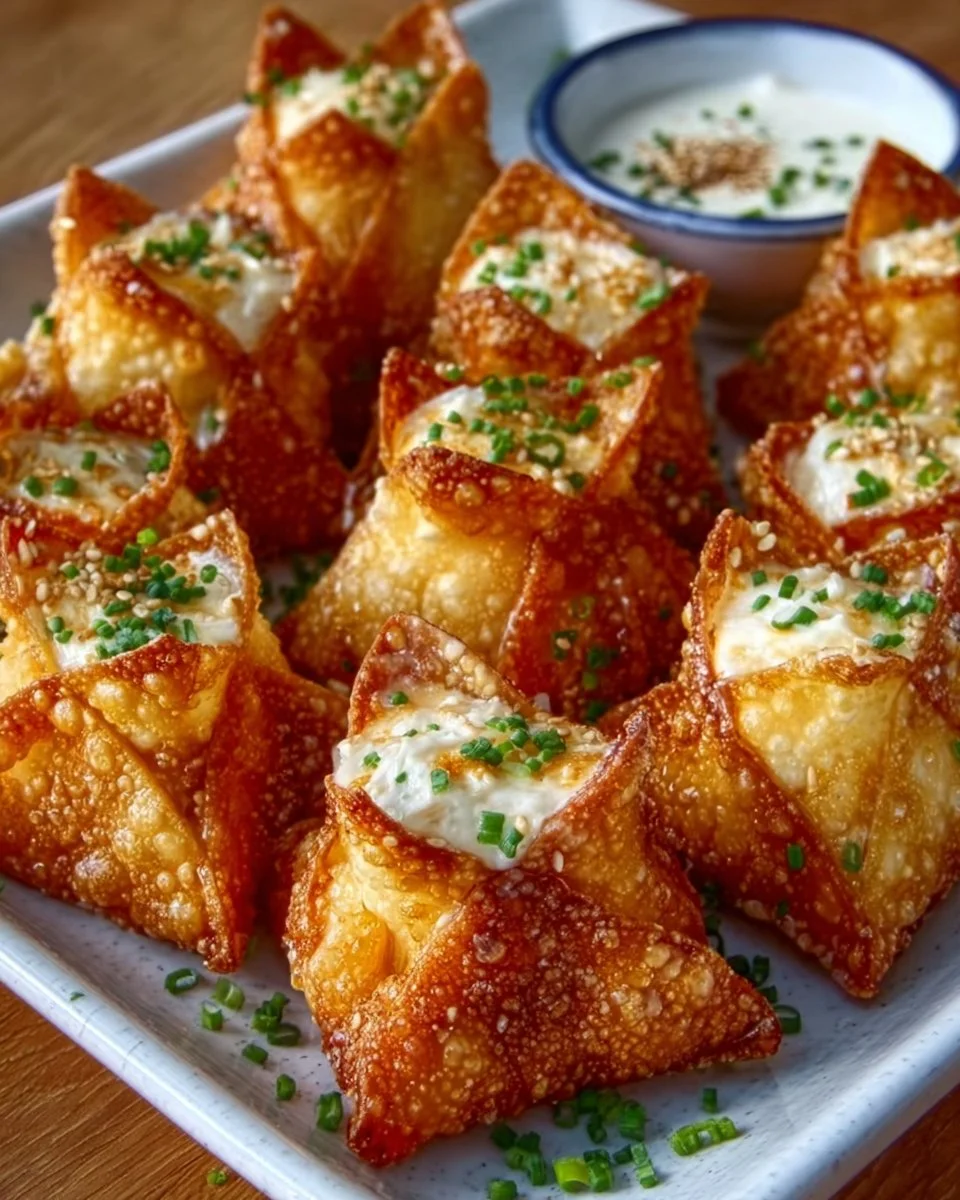 Crispy Crab Rangoon Bombs with Creamy Filling