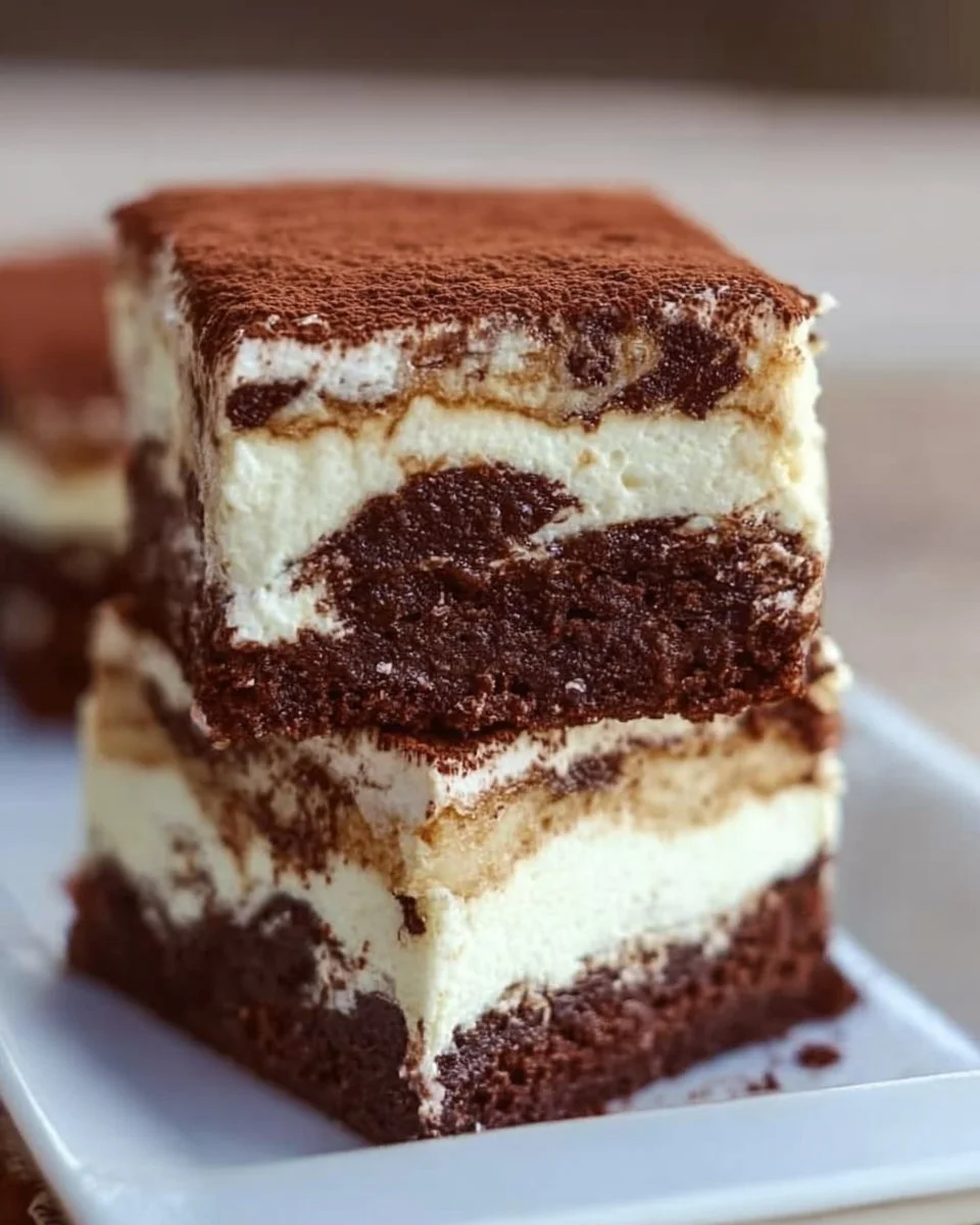 Easy Tiramisu Brownies Recipe