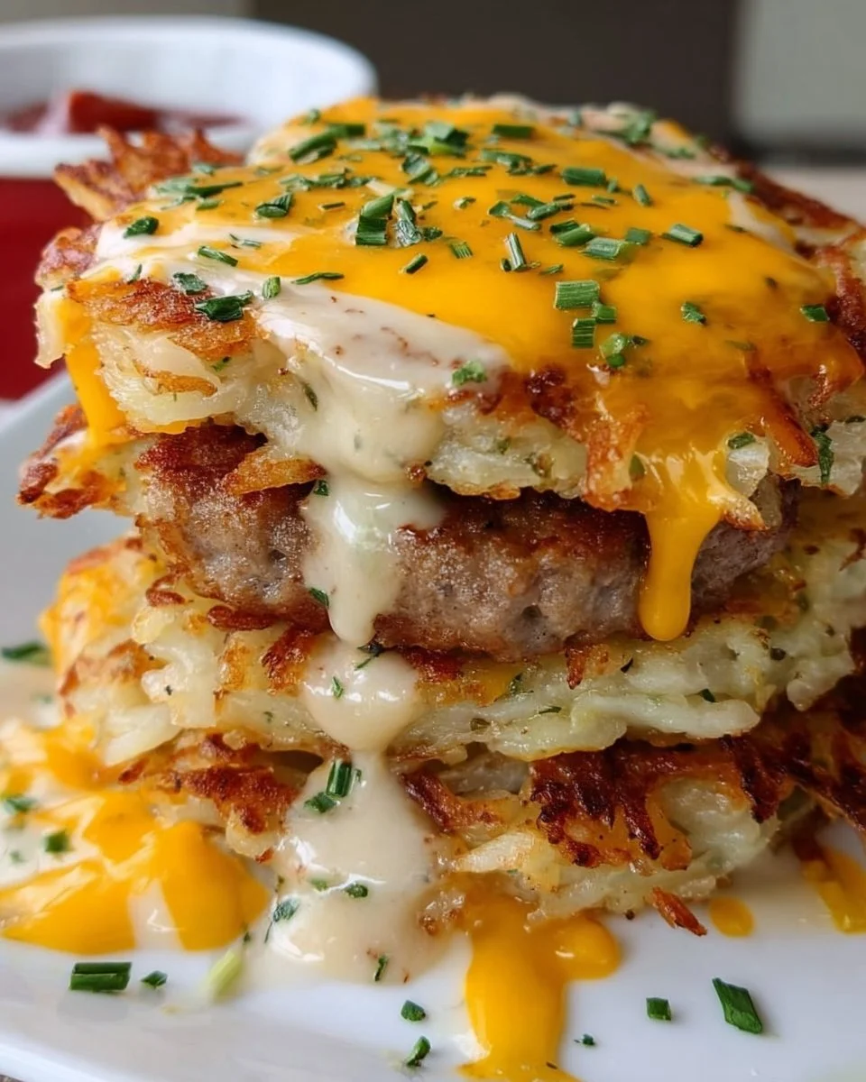 Hash Browns Breakfast Stacks
