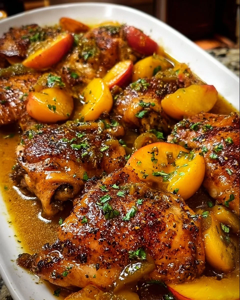 Jalapeño Peach Chicken