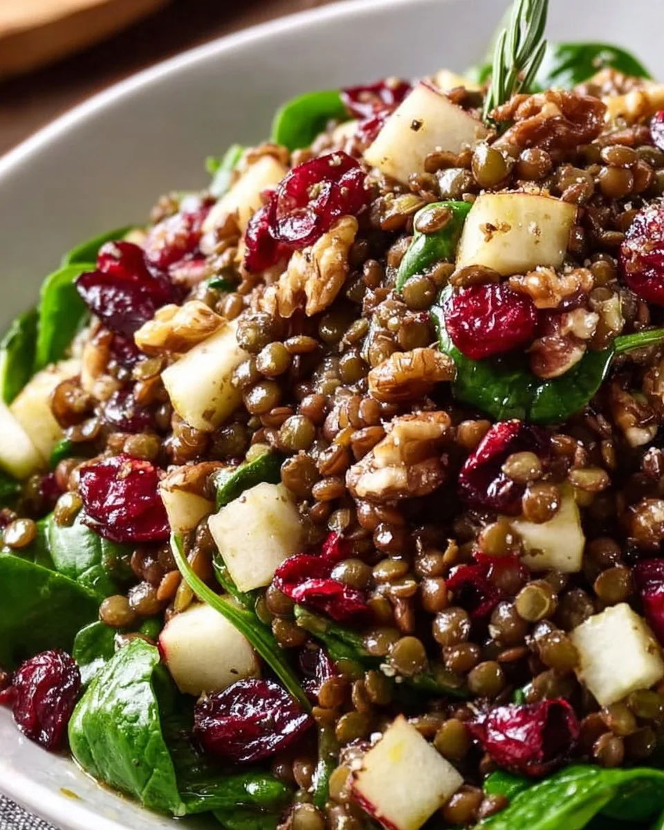 Lentil and Cranberry Salad