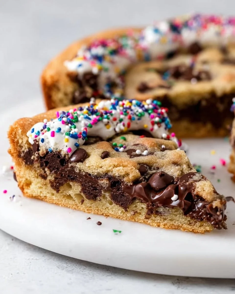 Chocolate Chip Cookie Cake