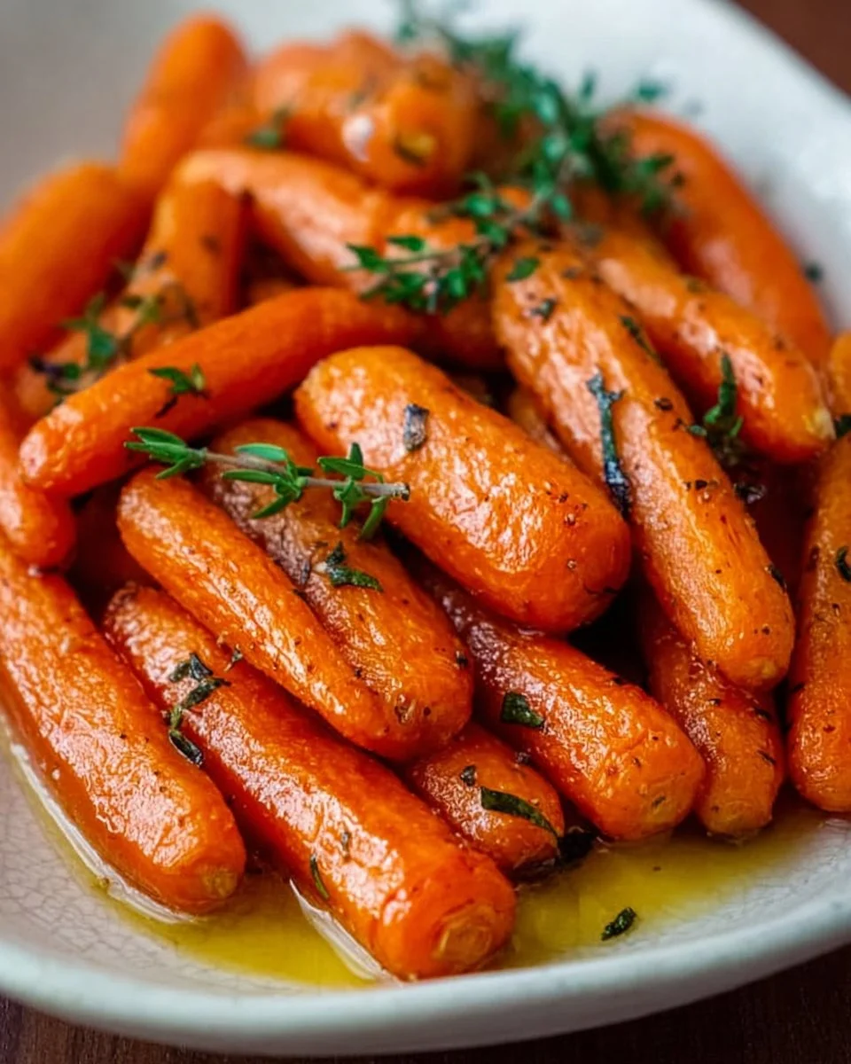 Easy Roasted Baby Carrots