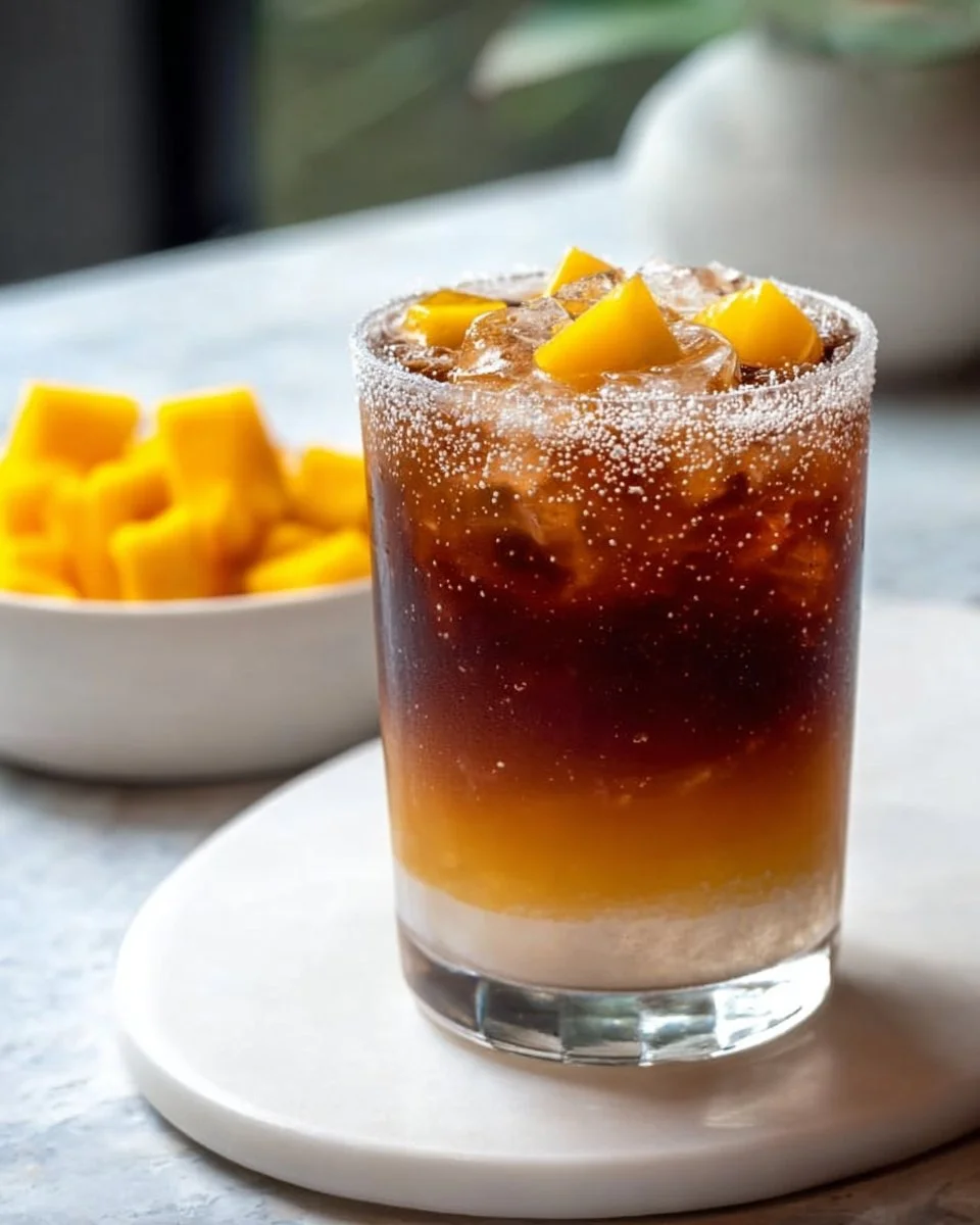 Espresso Tonic with Mango Recipe