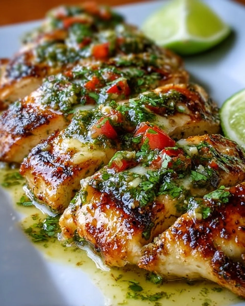 Grilled Salsa Verde Pepper Jack Chicken