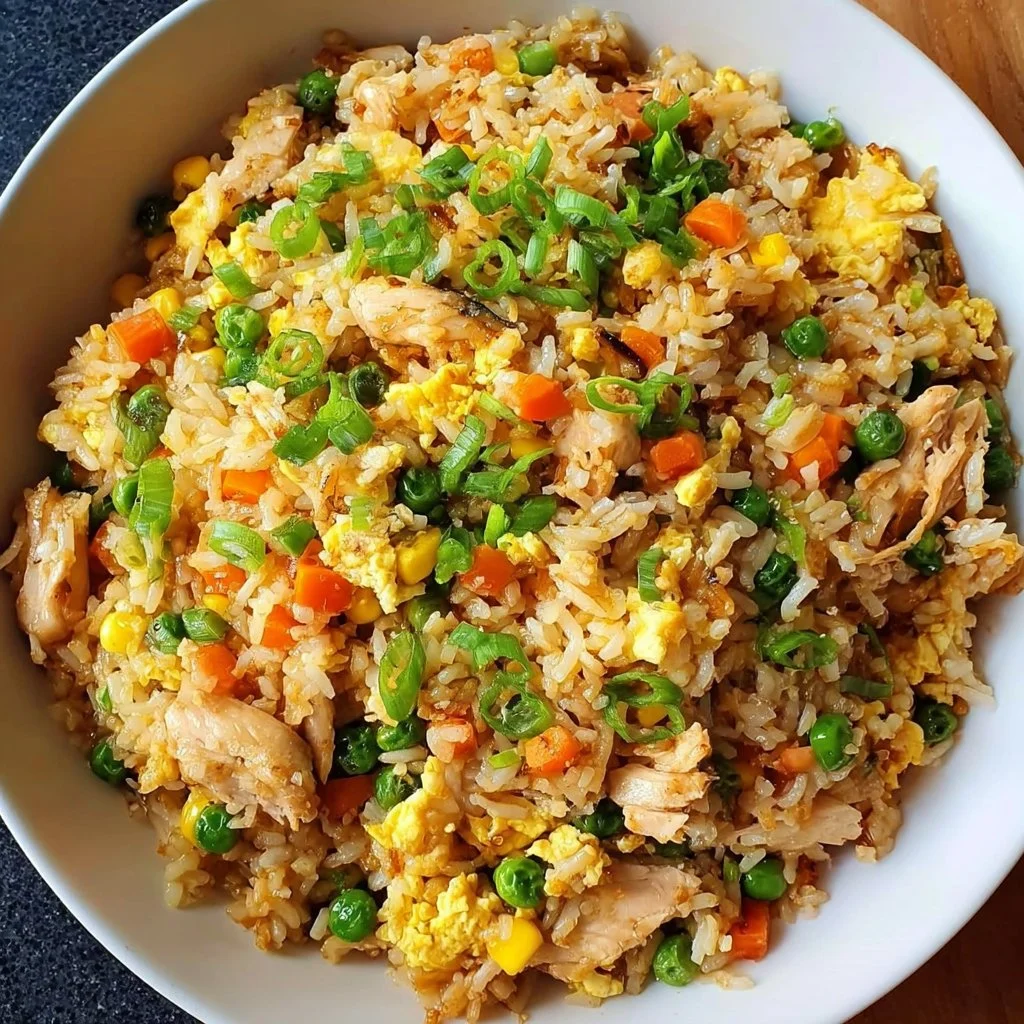 High Protein Chicken Fried Rice