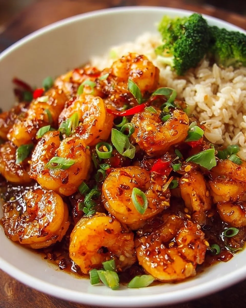 Honey Garlic Shrimp Stir-Fry