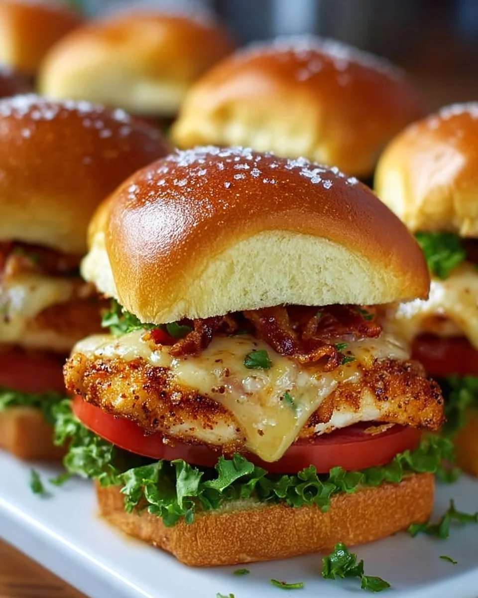 Honey Mustard Chicken Sliders Recipe