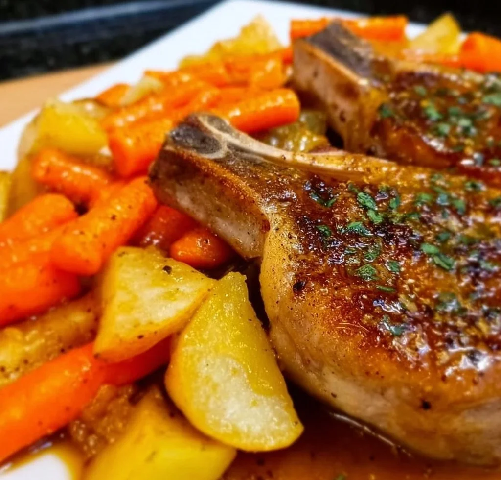 Instant Pot Apple Cider Pork Chops