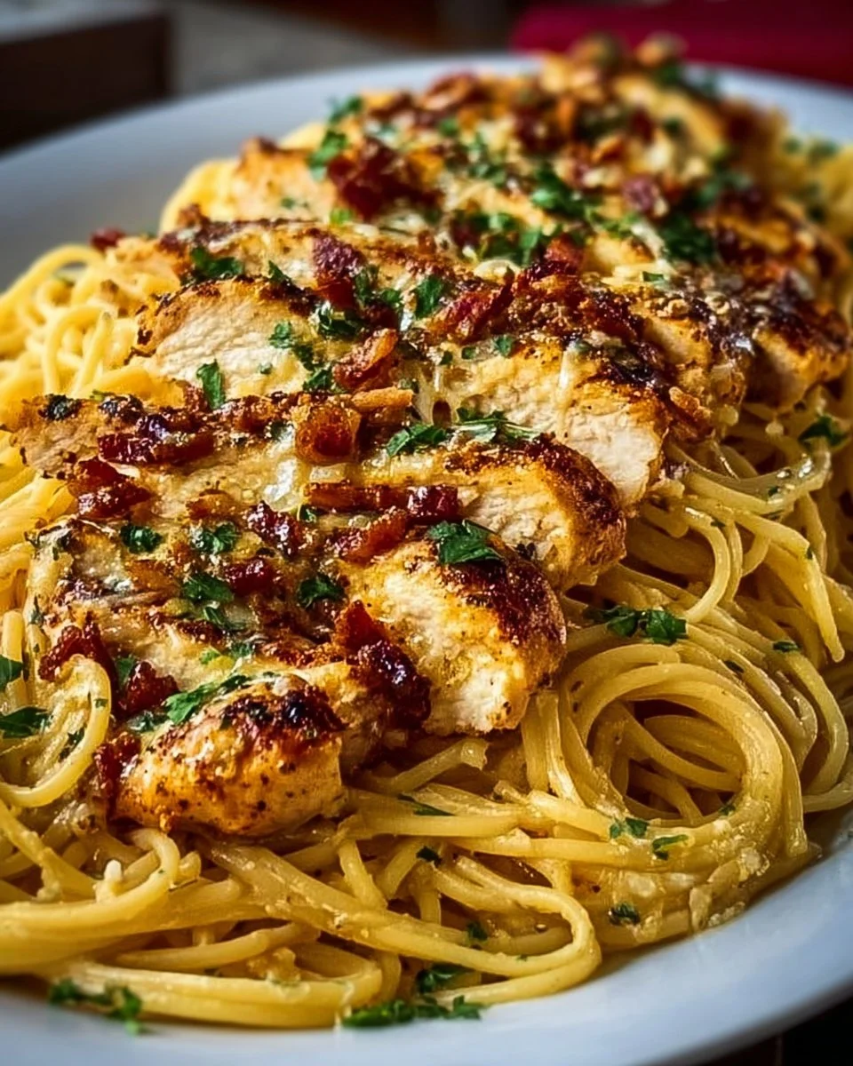 Monterey Chicken Spaghetti