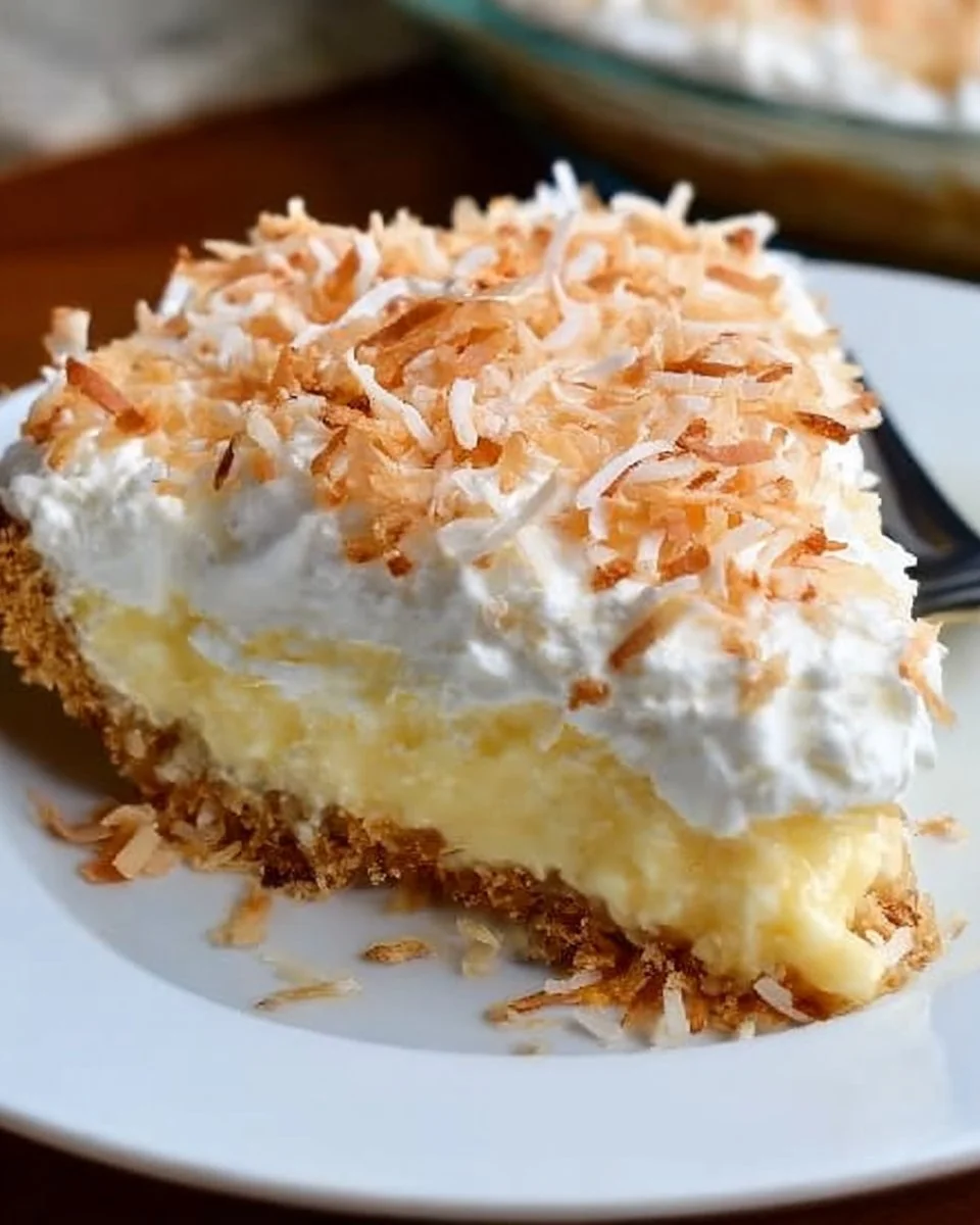 No Bake Coconut Cream Pie