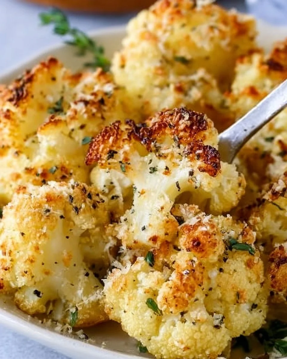 Parmesan Roasted Cauliflower