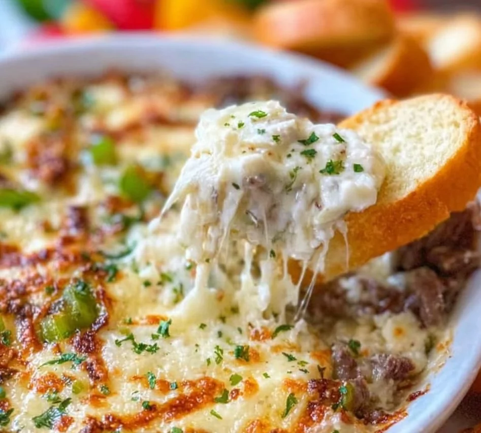 Philly Cheesesteak Dip Recipe