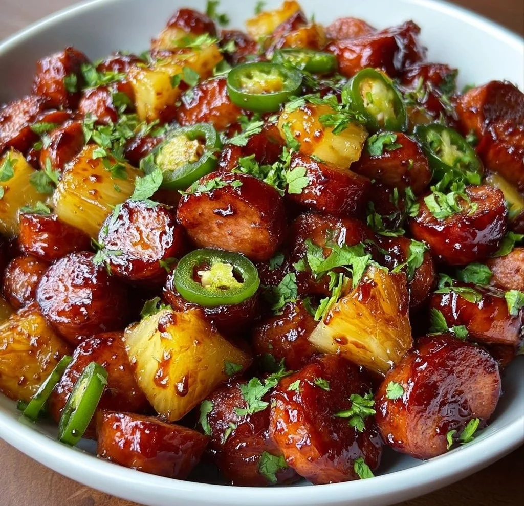 Pineapple Jalapeño Mississippi Small Smokies Bites