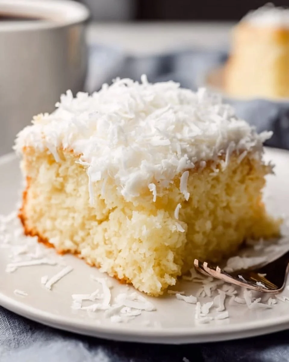 Simple Coconut Cake
