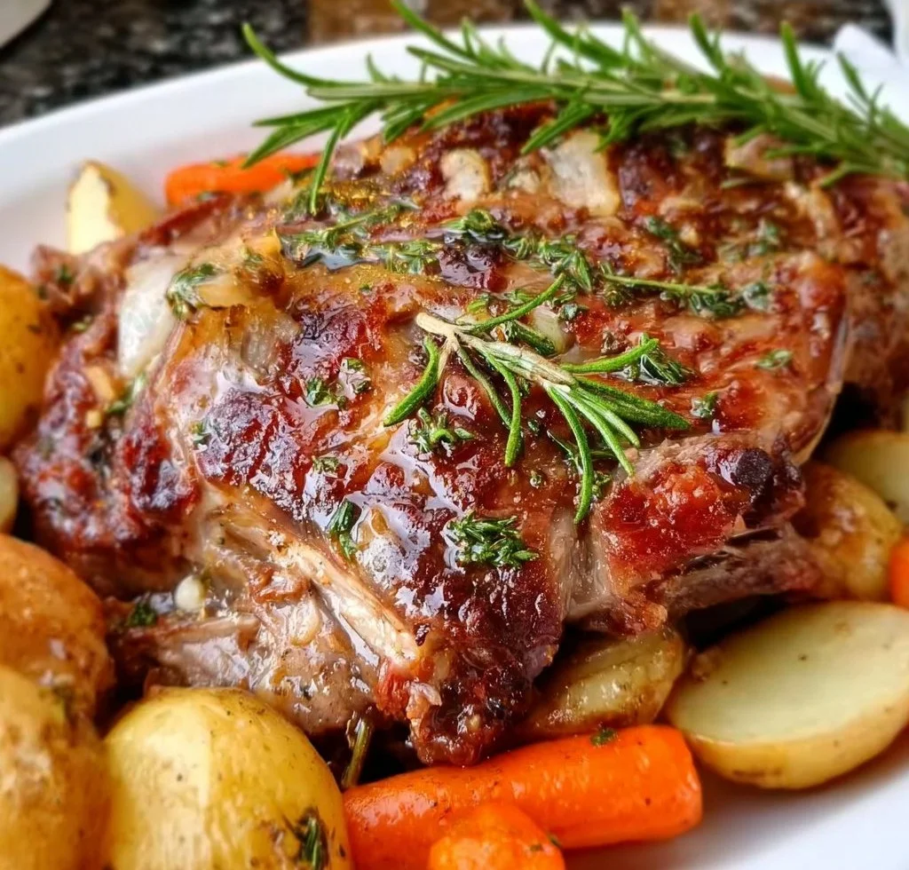 Slow Cooker Leg of Lamb
