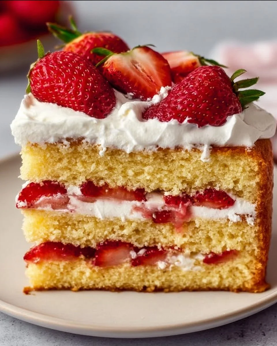 Strawberry Layered Shortcake