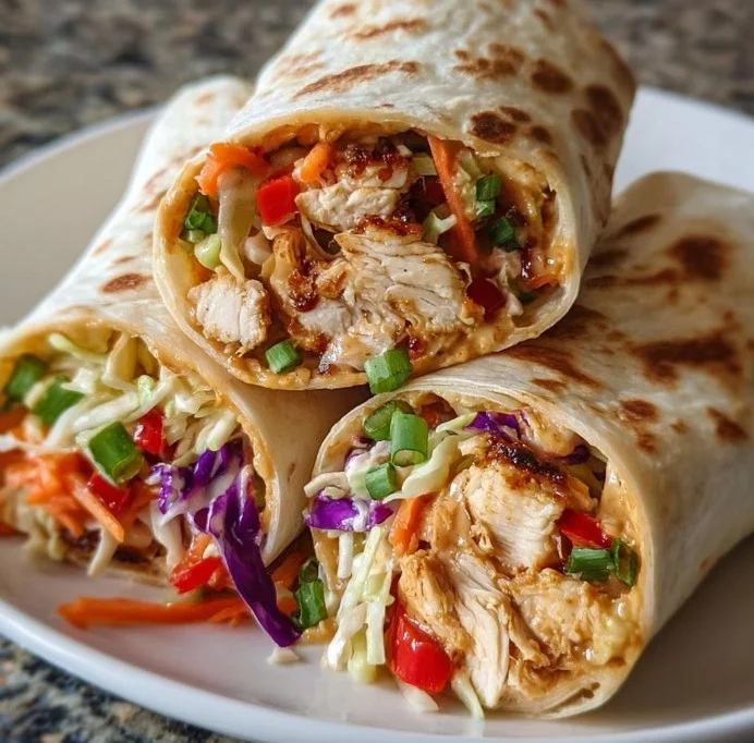 Thai Chicken Wraps