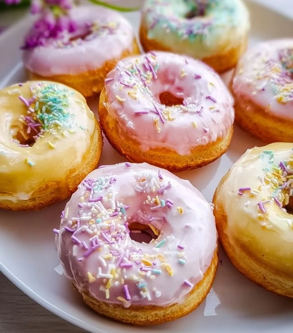Baked Vanilla Donuts