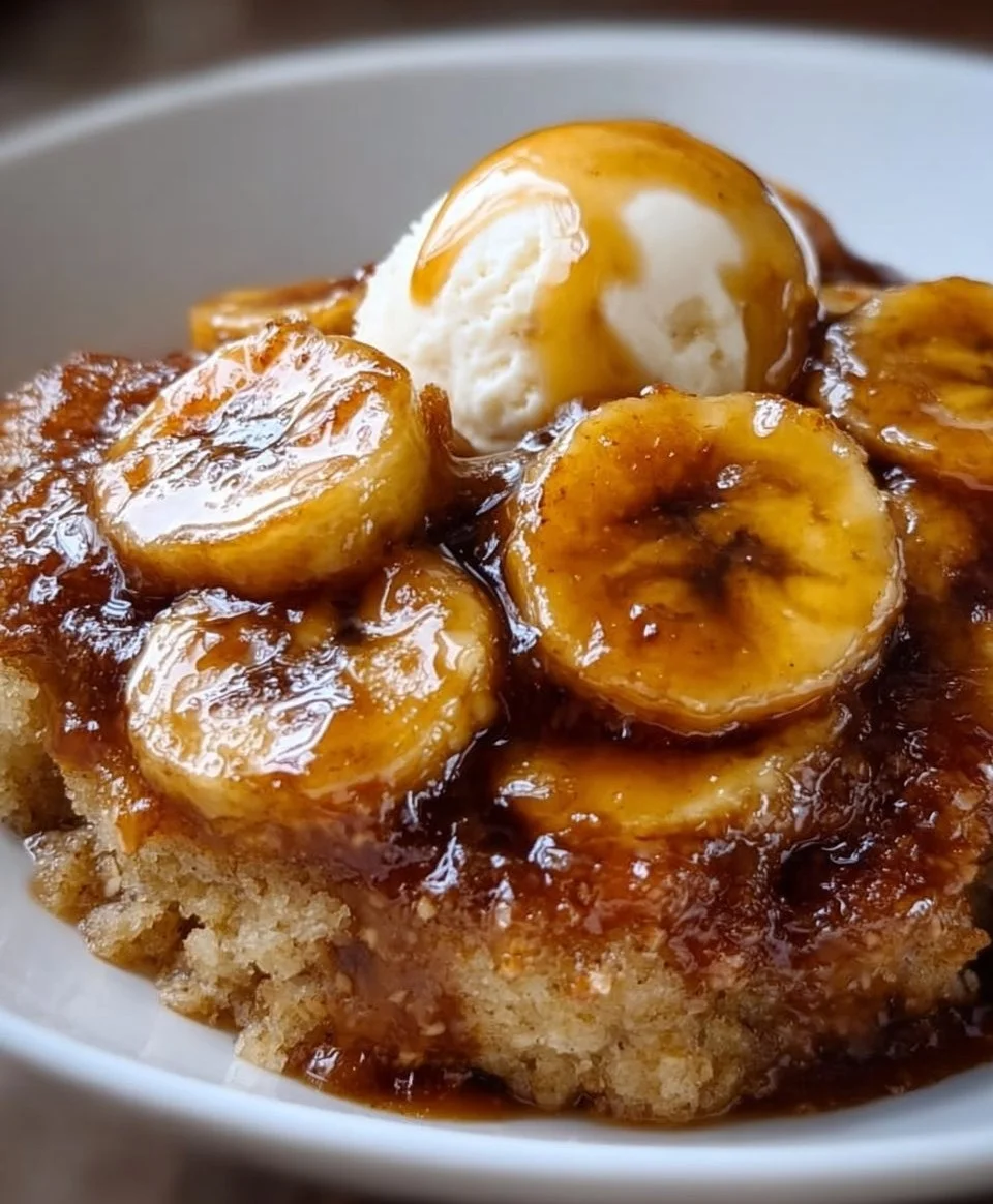 Bananas Foster Cobbler
