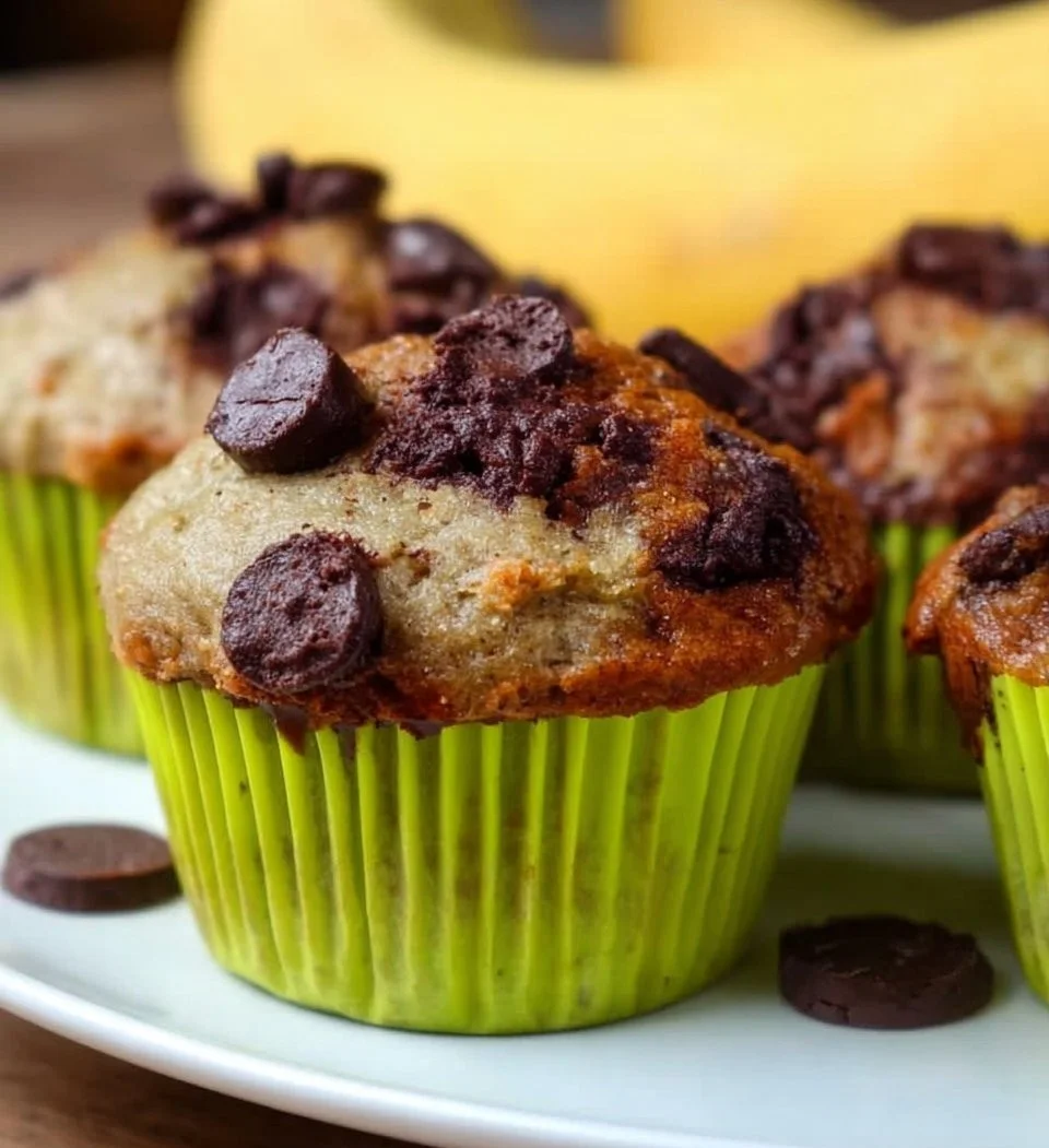 Chocolate and Banana Muffins