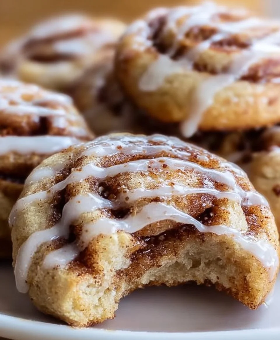 Cinnamon Roll Stuffed Cookies