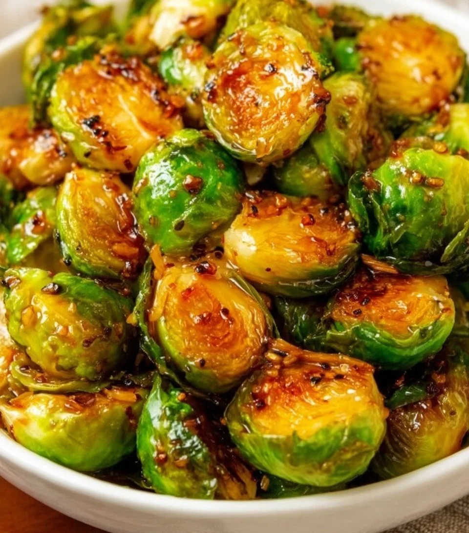 Citrus Glazed Brussels Sprouts