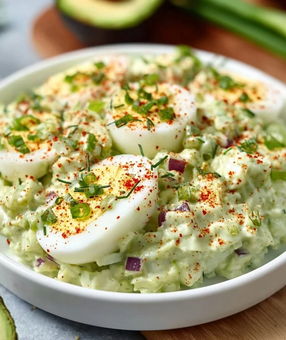 Creamy Avocado Egg Salad