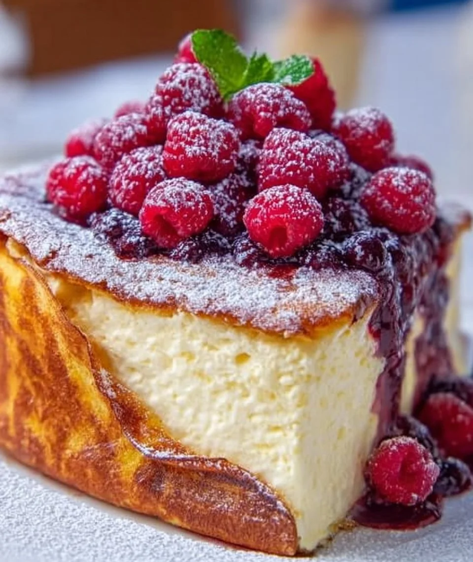 Crepe Stuffed New York Cheesecake