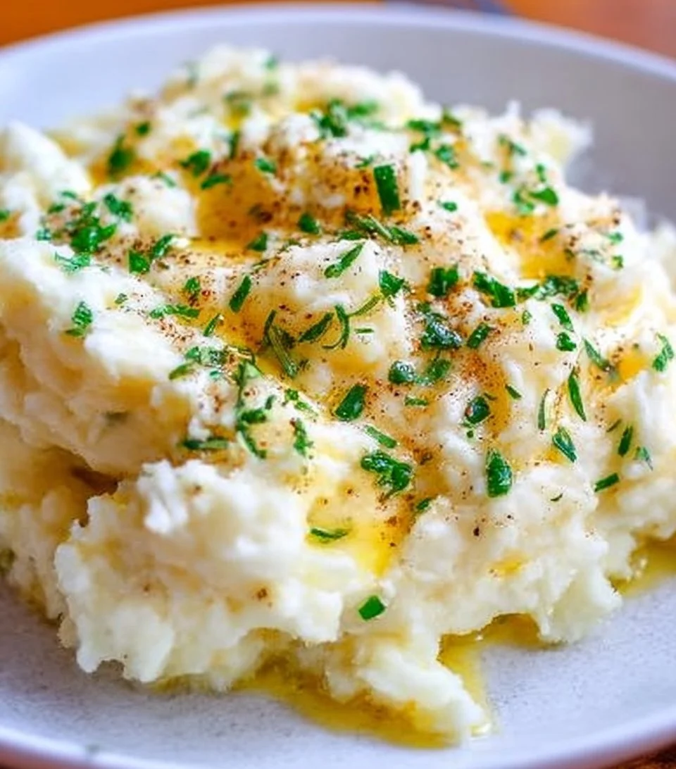 Crockpot Mashed Potatoes with Browned Butter