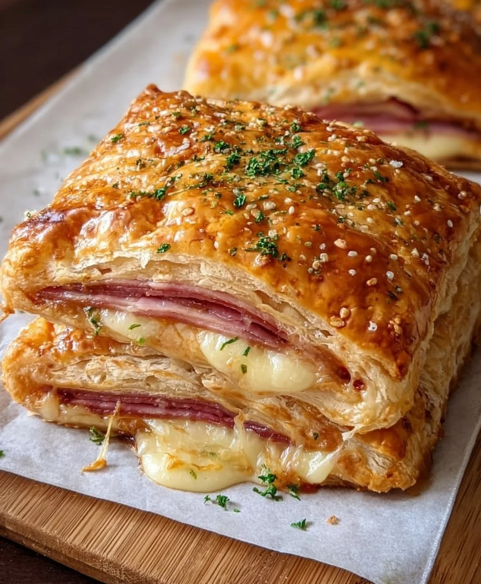 Ham and Cheese Puff Pastry