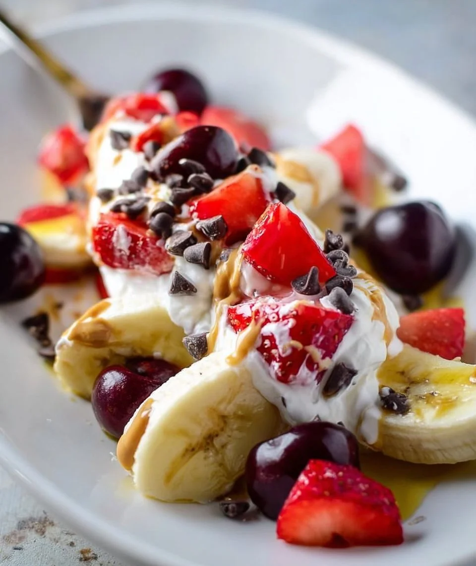 Healthy Banana Split