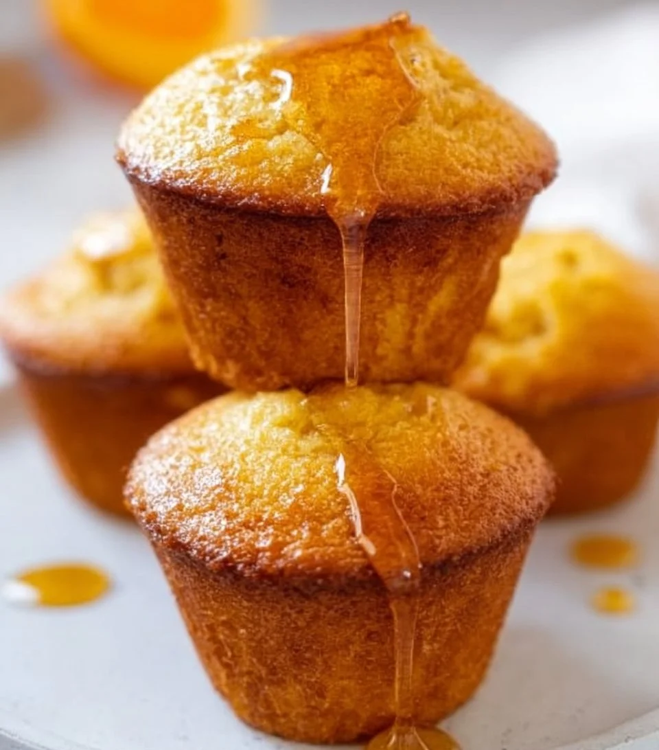 Honey Cornbread Muffins