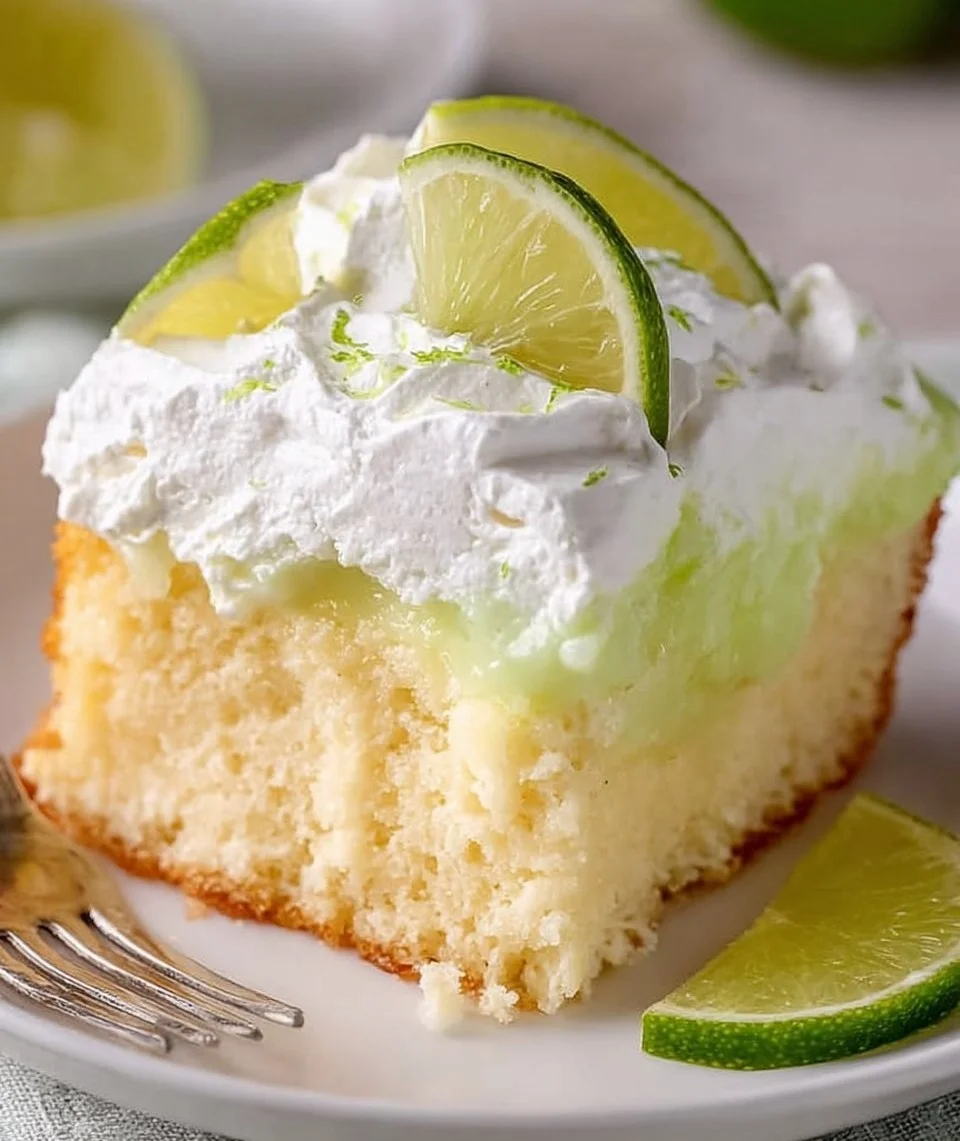 Key Lime Poke Cake