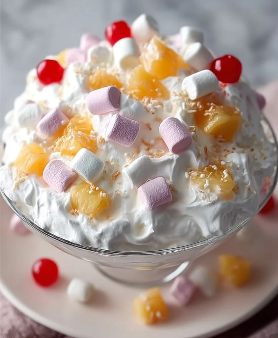 Marshmallow Easter Fluff Salad