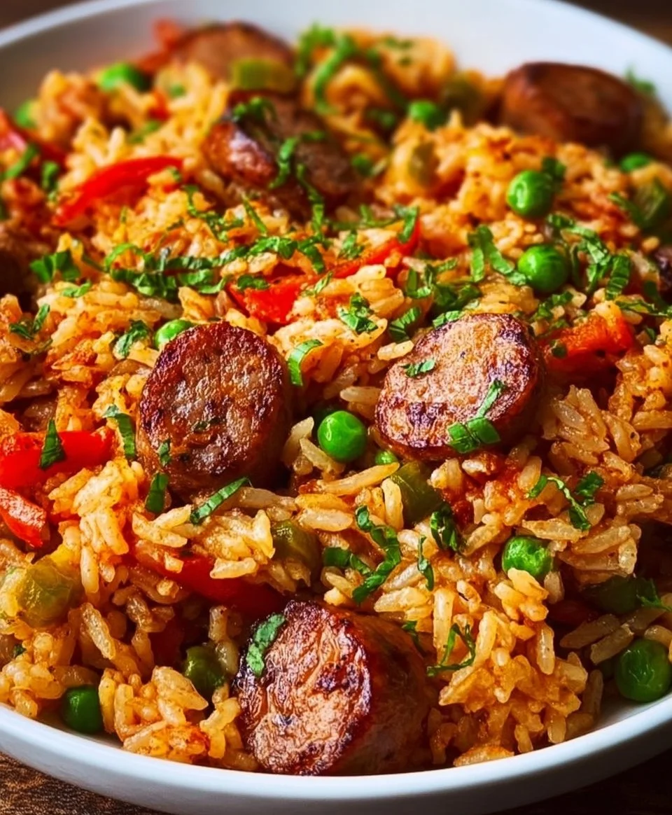 One Pot Sausage Rice